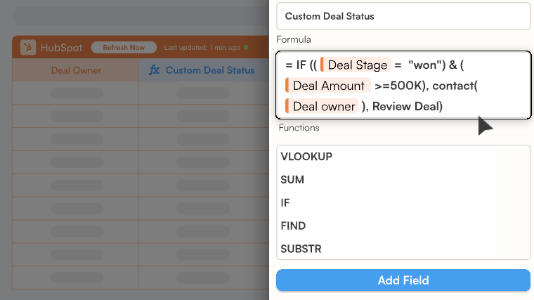 Create Calculated Fields